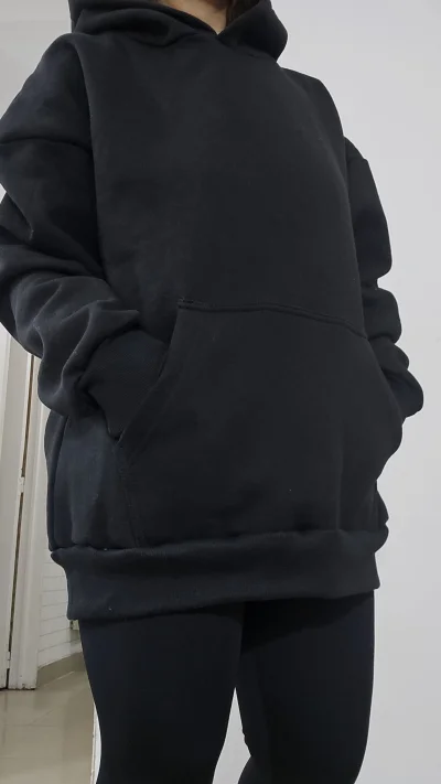 Buzos frizados con capucha OVERSIZE