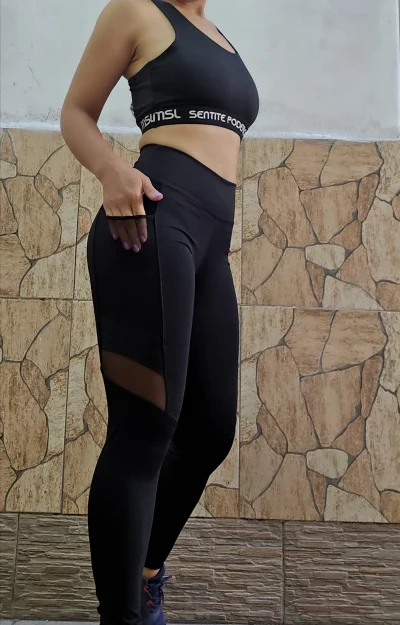 Calza con transparencia super premium