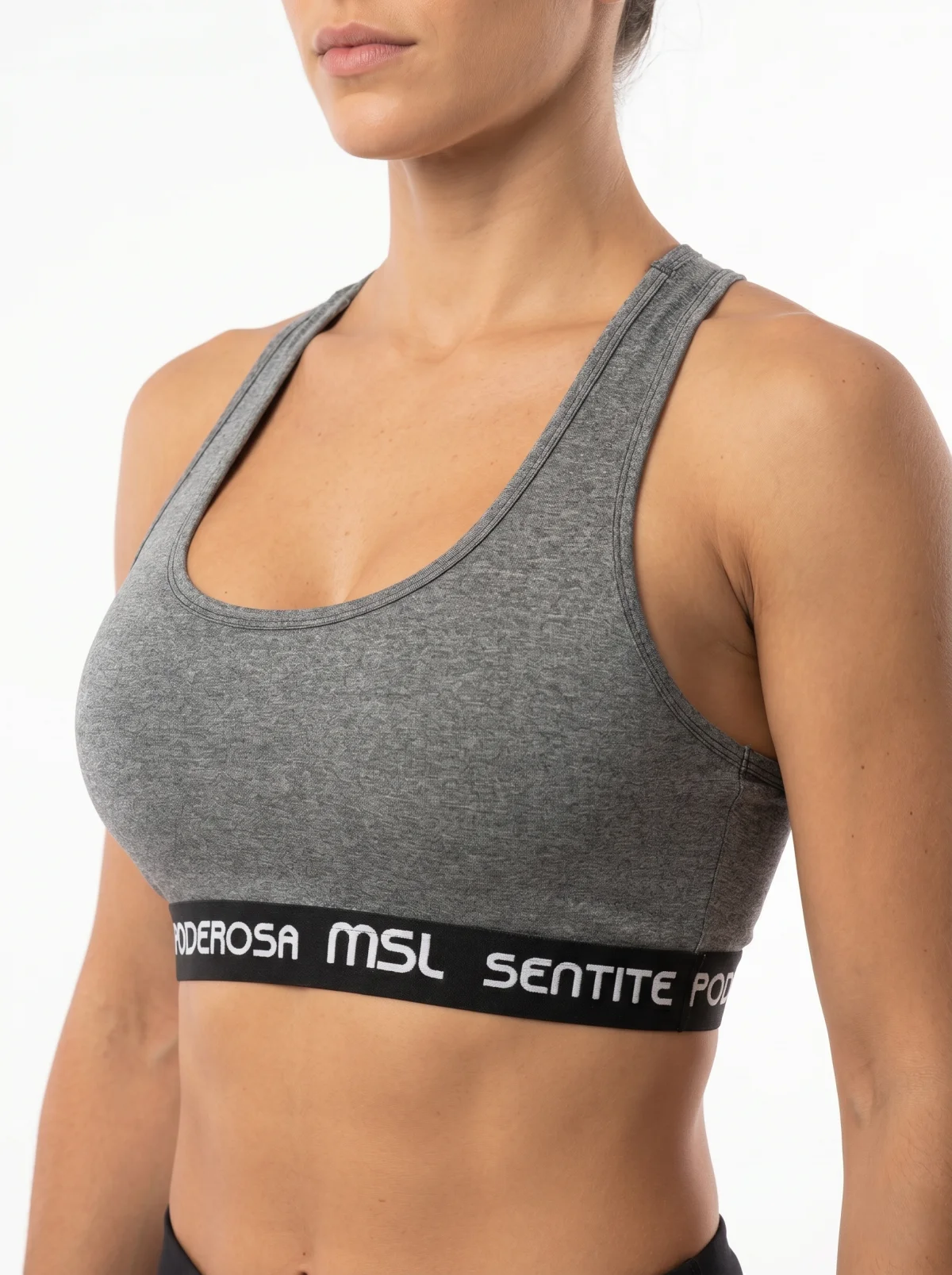 Top poderosa lycra *Gris*